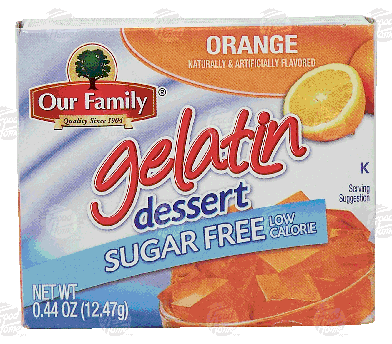 Our Family  orange gelatin dessert, sugar free Full-Size Picture